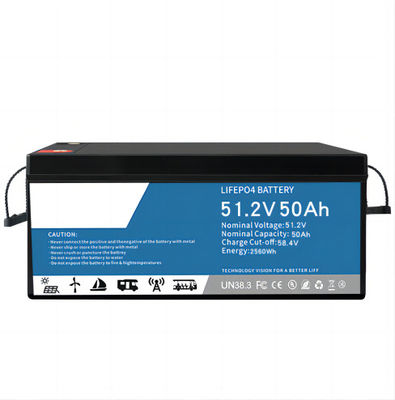 مقاوم للماء LifeP04 بطارية ليثيوم استبدال SLA 51.2V 50AH مع بلوتوث