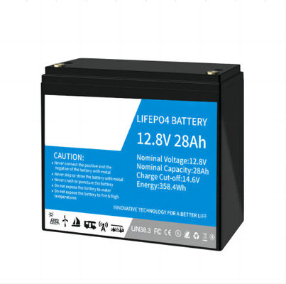 بطارية ليثيوم أيون NCM مقاومة للانفجار 12.8V 28AH للمركبة ذات العجلات الثلاث