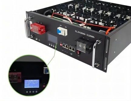 16S3P 30KWH بطارية ليثيوم أيون LFP خلية لنظام تخزين الطاقة الشمسية الهجين