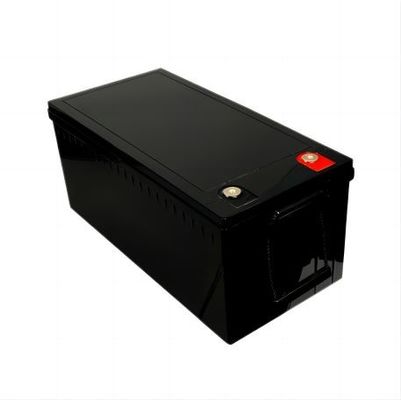 صديقة للبيئة عالية الإخراج الطاقة 12.8V 220AH مات الأسود مع خلية BYD LifeP04 بطارية ليثيوم ل RV