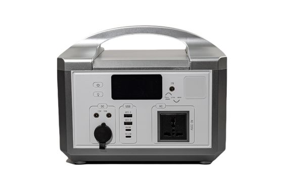 إمدادات الطاقة المحمولة IP65 LifePO4 600WH بطارية طاقة الخروج تصل إلى 1200W مولد الطاقة الشمسية للتخييم / الاستخدام المنزلي