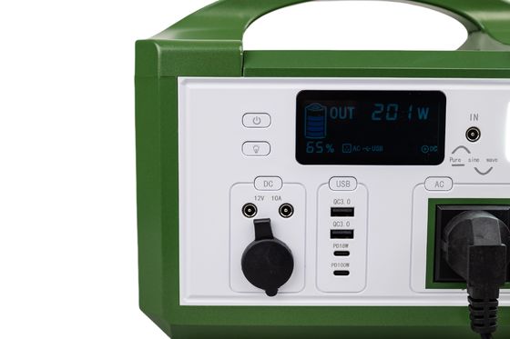 نظام الطاقة الشمسية الخفيفة الوزن خارج الشبكة محطة الطاقة الشمسية المحمولة DC AC 220V مع موافقة CE / ROHS للطاقة الطارئة