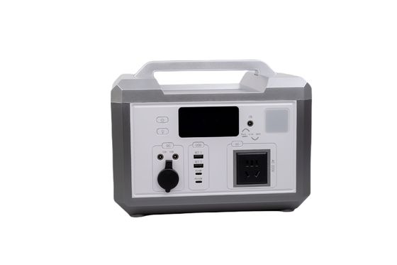 سلفر شيل الطاقة الخارجة الفائقة 600W الاتحاد الأوروبي محول شحن بنك الطاقة مع شاشة شاشات LCD للخروج RV التخييم