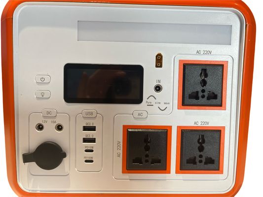 1152WH طاقة كبيرة للغاية DC12V AC 110V محطة الطاقة المحمولة المعتمدة ROHS مع لوحة شمسية لتزويد الطاقة UPS