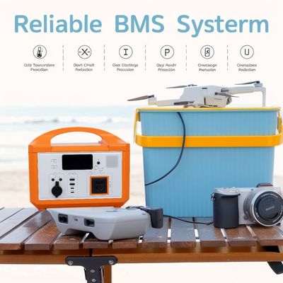 مقاوم للماء IP51 600W AC 12V MPPT المحكم الشمسي محطة الطاقة الشمسية المحمولة مع موافقة CE للجزارة / الحفرة الكهربائية