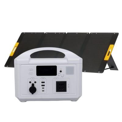 MPPT دعم مولد الطاقة الشمسية المحمولة 300W Lifepo4 بطارية محطة الطاقة الشمسية المحمولة للنظام الاحتياطي الشمسي