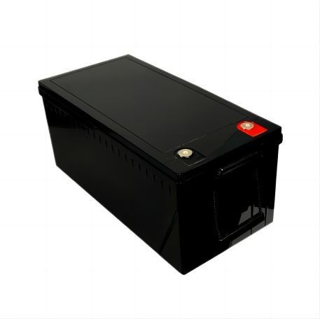 صديقة للبيئة عالية الإخراج الطاقة 12.8V 220AH مات الأسود مع خلية BYD LifeP04 بطارية ليثيوم ل RV