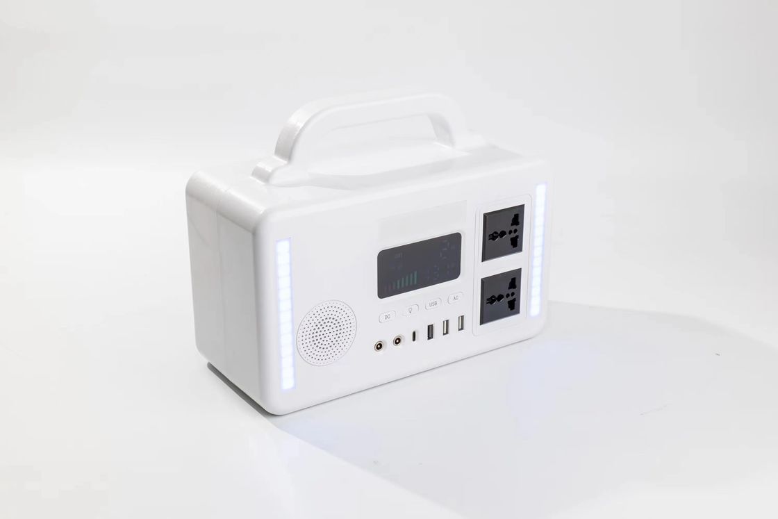 MPPT دعم مولد الطاقة الشمسية المحمولة 300W Lifepo4 بطارية محطة الطاقة الشمسية المحمولة للنظام الاحتياطي الشمسي