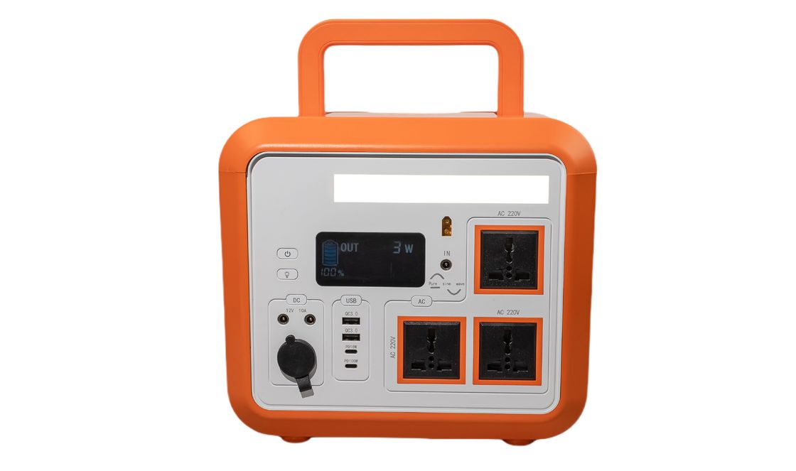 تمت الموافقة على CE 1500W AC Outlet Output Pure Sine Wave مولد طاقة محمول مع LCD لسيارة القفز / RV Camping