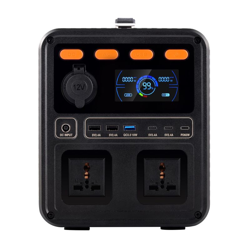 عمر طويل موجة الصينية النقية DC13V AC الطاقة الخارجة تصل إلى 1300W مولد الطاقة الشمسية الطارئة مع موافقة CE / UL