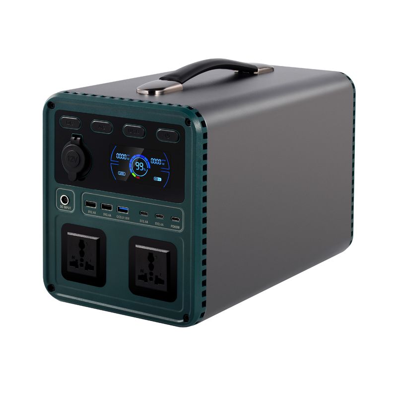 طاقة عالية الكفاءة AC 4 * 220V / 110V بطارية Lifepo4 قابلة لإعادة الشحن مع Bluetooth WiFi مولد طاقة محمول للخييم RV